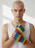 KBW Global Rainbow Fingerless Gloves