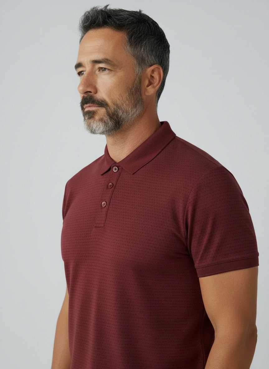 Vertical Sport Men's Knit Polo