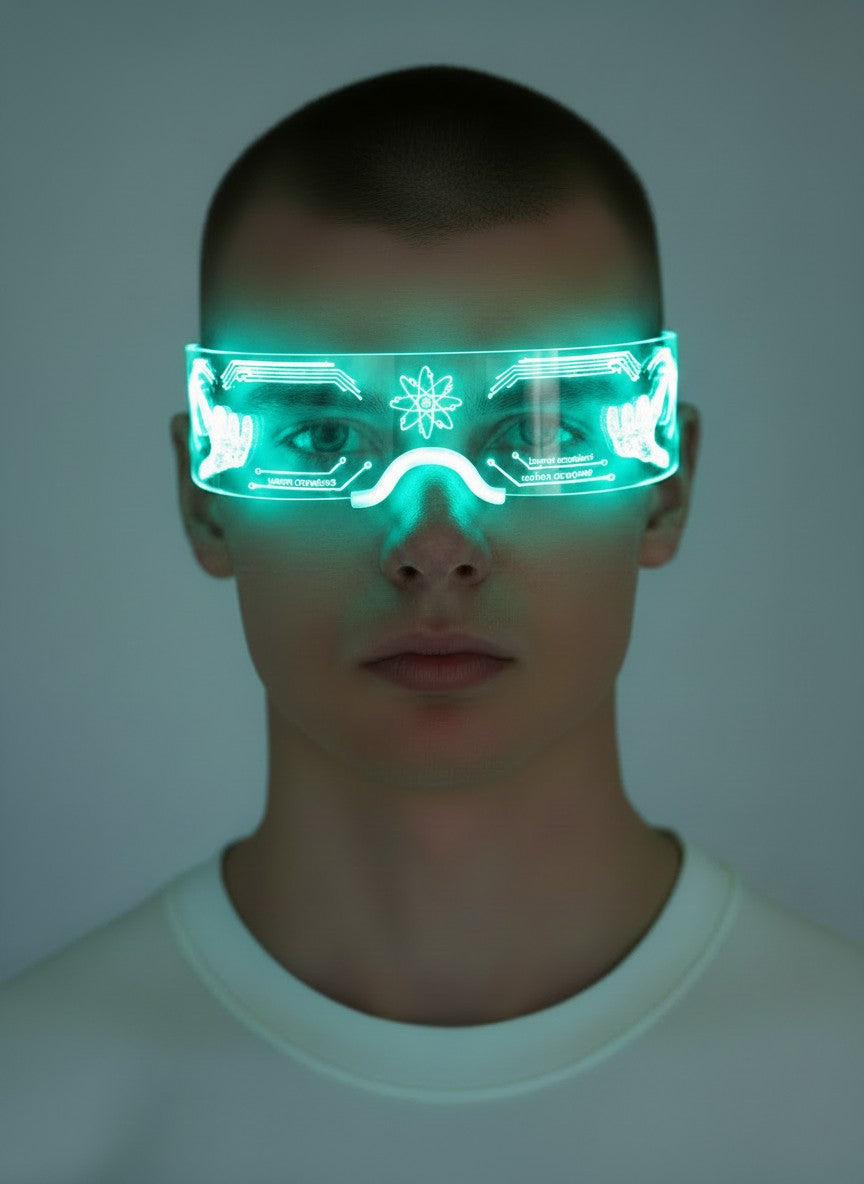 KBW Global Cyberpunk Light Up Glasses - Multi