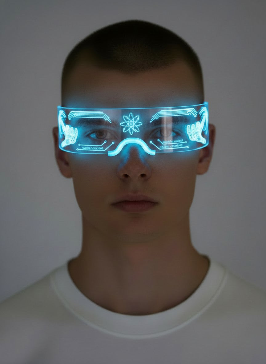KBW Global Cyberpunk Light Up Glasses - Multi