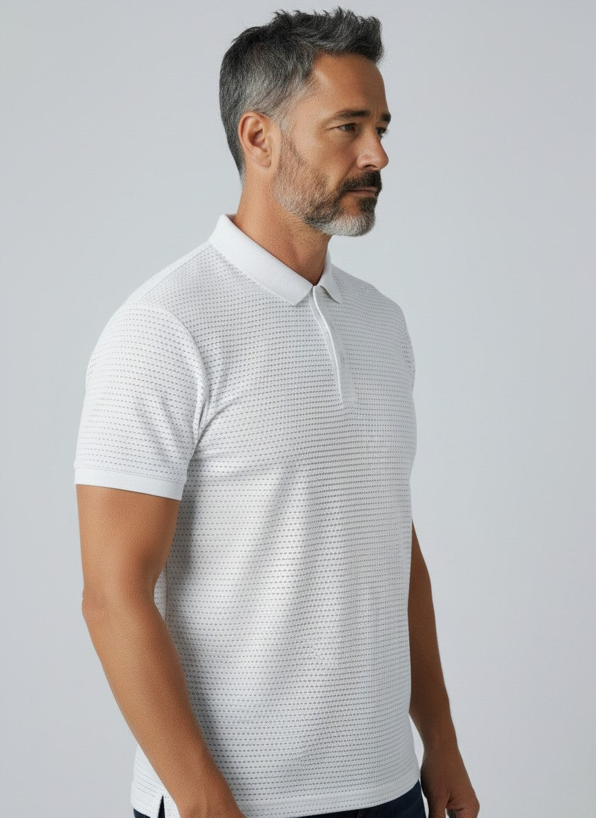 Vertical Sport Men's Knit Polo
