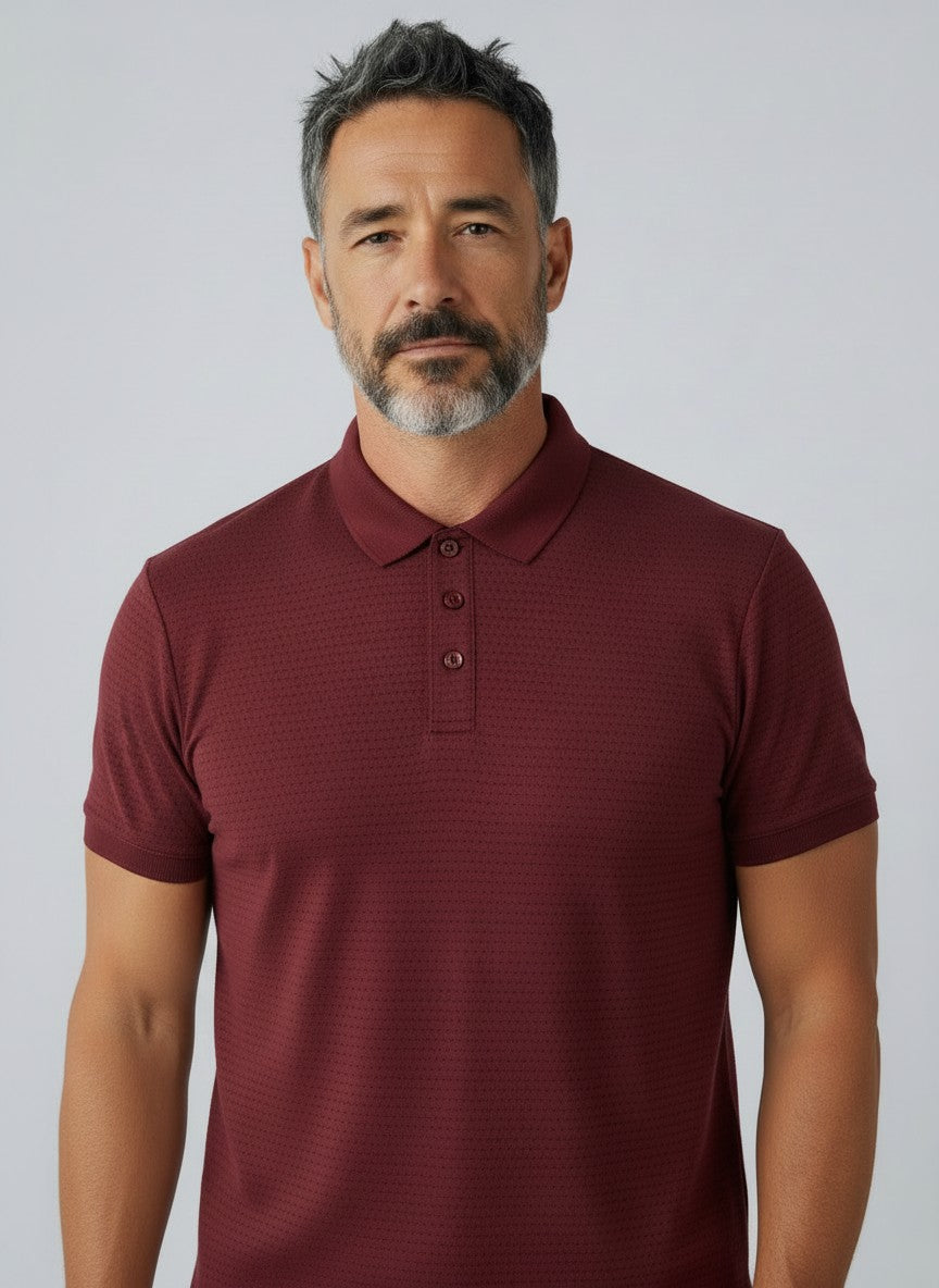 Vertical Sport Men's Knit Polo