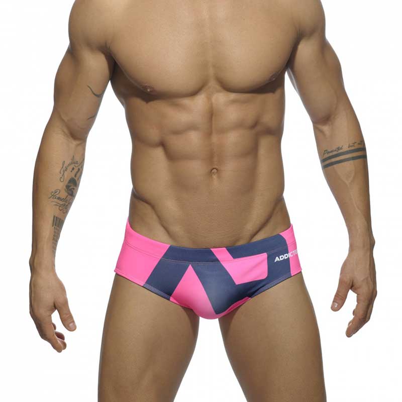 Addicted Extra Large AD Logo Bikini Swimwear Fuchsia ADS045 Size M - DealByEthan.gay loves Addicted