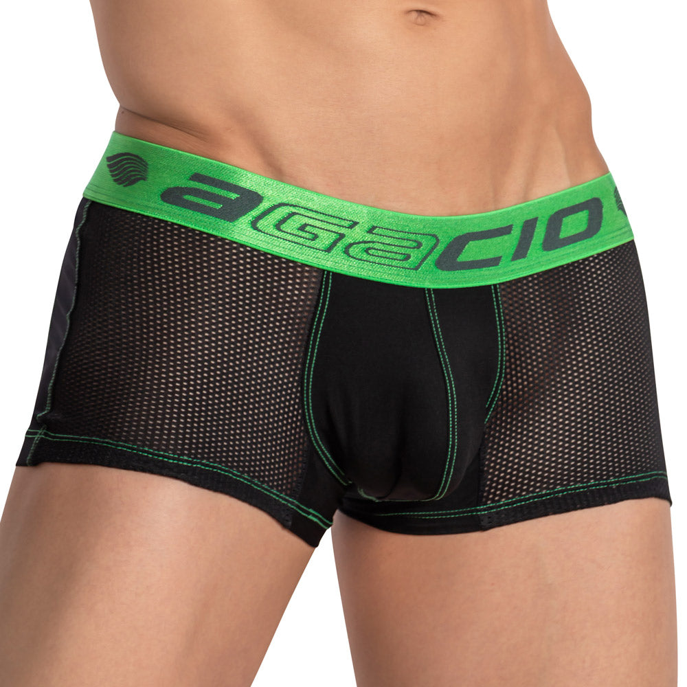 Agacio AGG077 Fishnet Sides Boxer Trunk - DealByEthan.gay loves Agacio