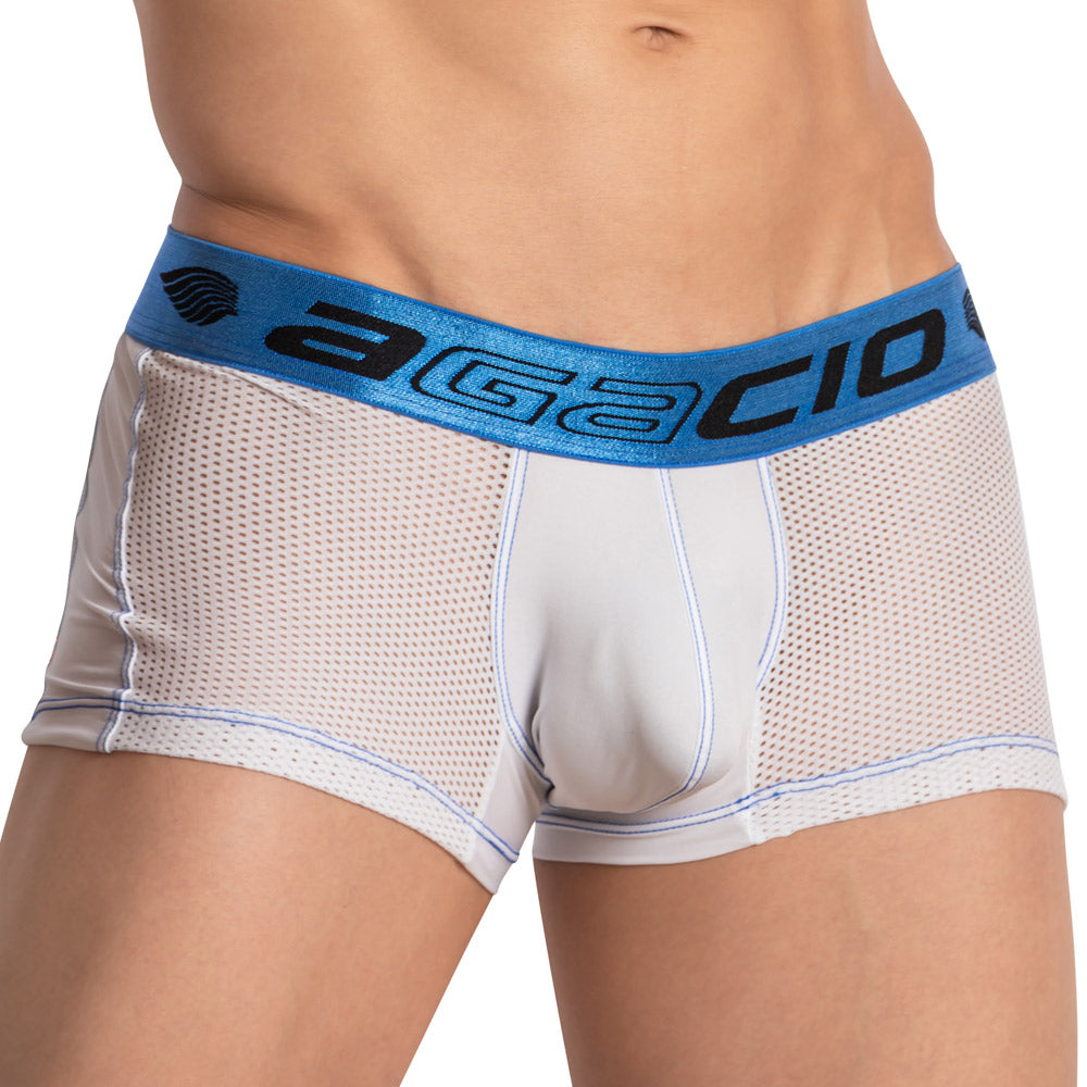 Agacio AGG077 Fishnet Sides Boxer Trunk - DealByEthan.gay loves Agacio