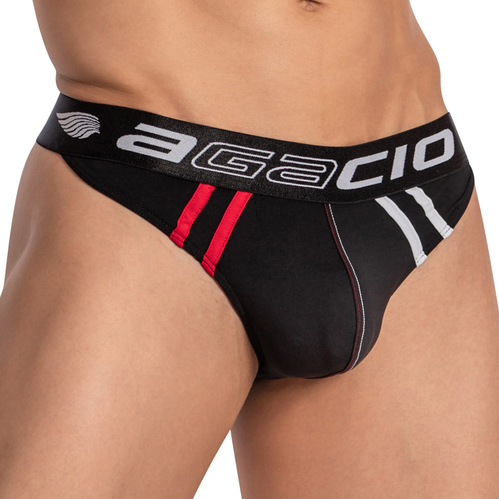 Agacio AGK032 Color Slash V-Shaped Thong - DealByEthan.gay loves Agacio