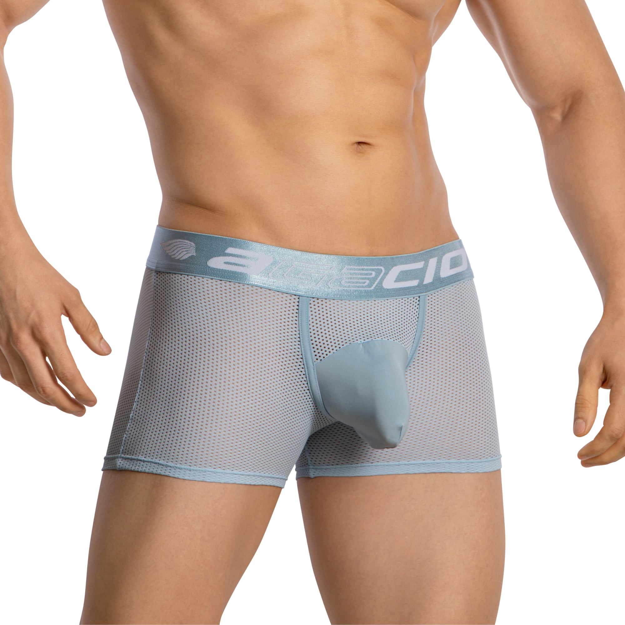 Agacio Boxer Mesh Trunks with Pouch AGG085 - DealByEthan.gay loves Agacio