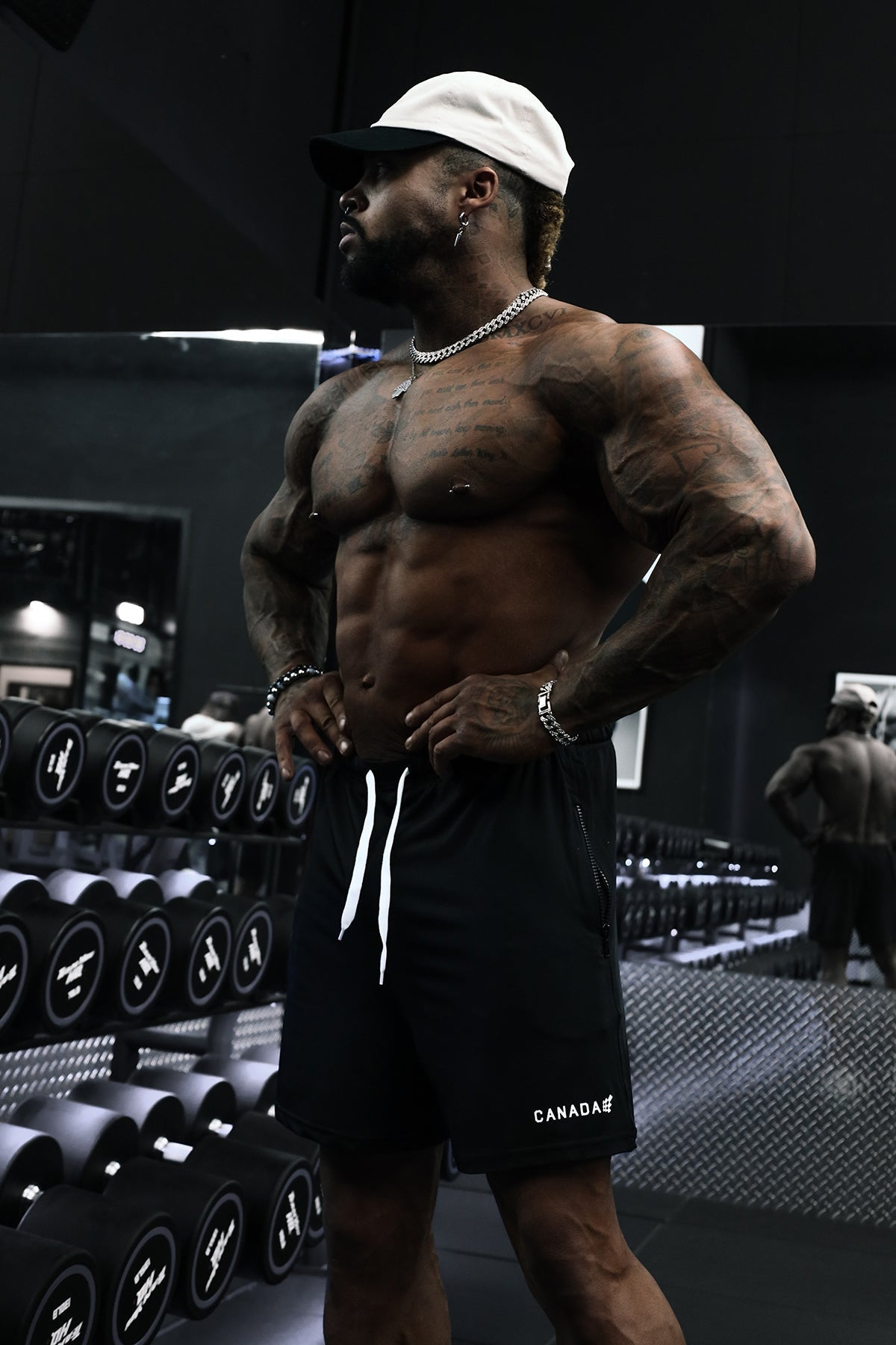 Agile Bodybuilding 4'' Shorts w Zipper Pockets - Canada Logo - DealByEthan.gay loves Jed North