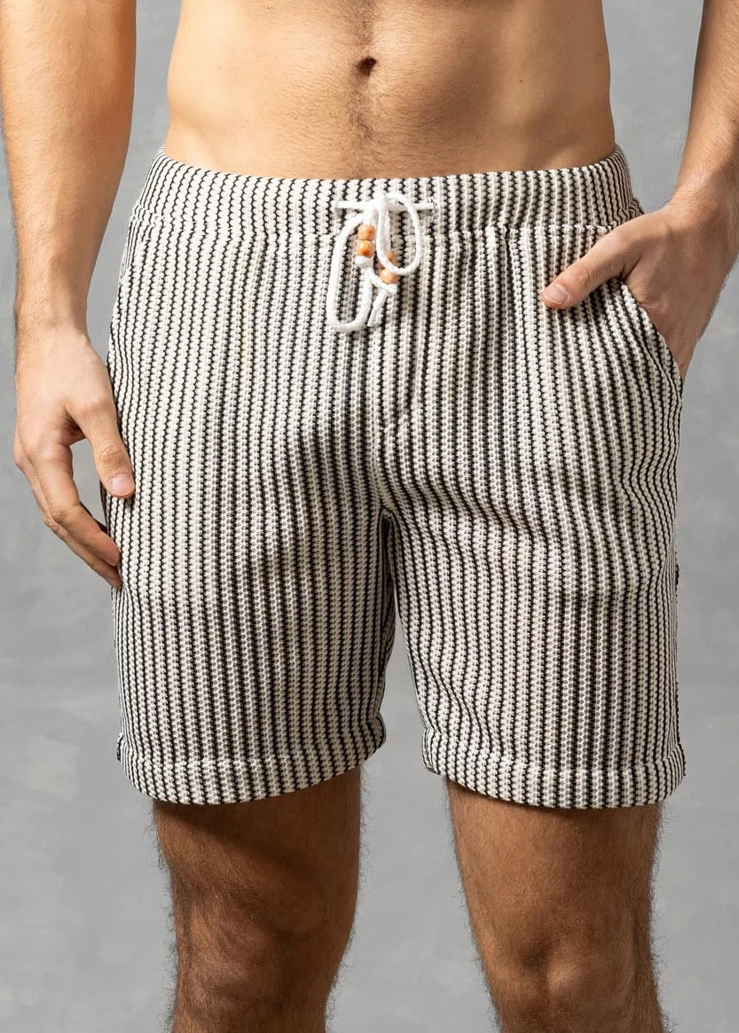 Bespoke Moda Men's Tuscany Knit Drawstring Short - Available In 2 Colors