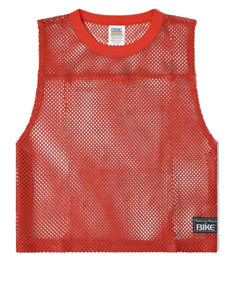 BIKE Athletic Herren-Sportbekleidung BAM135 Ärmelloses Trainings-Trikot Farbe Farbe Rot