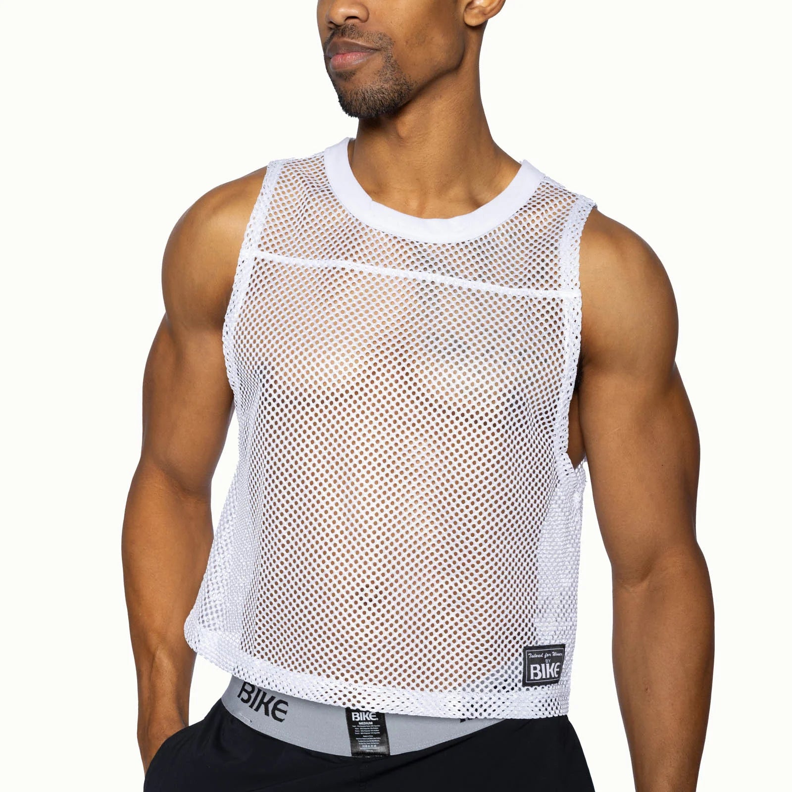 BIKE Athletic Sleeveless Practice Jersey - White