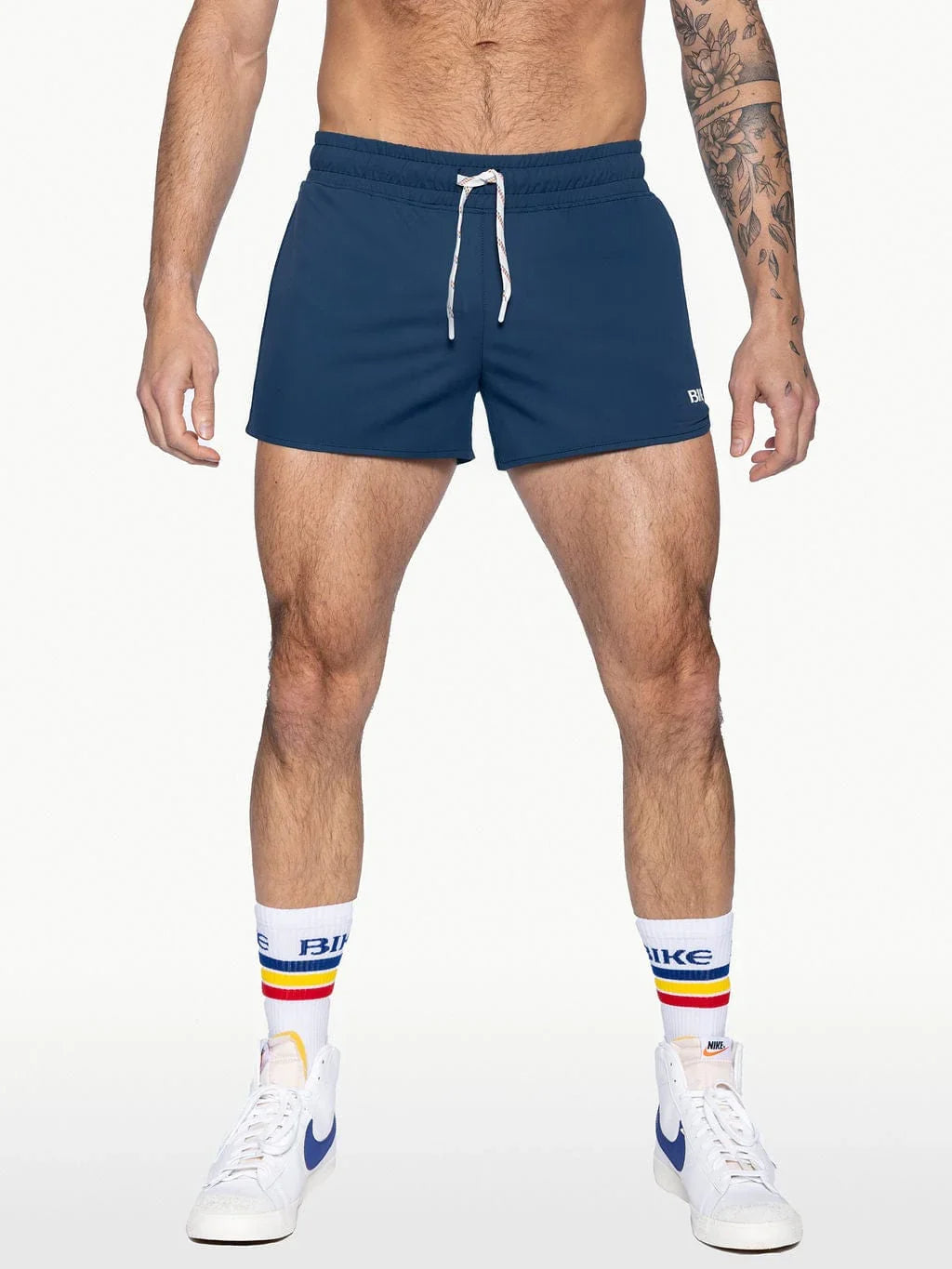 BIKE Athletic Track Short - Navy