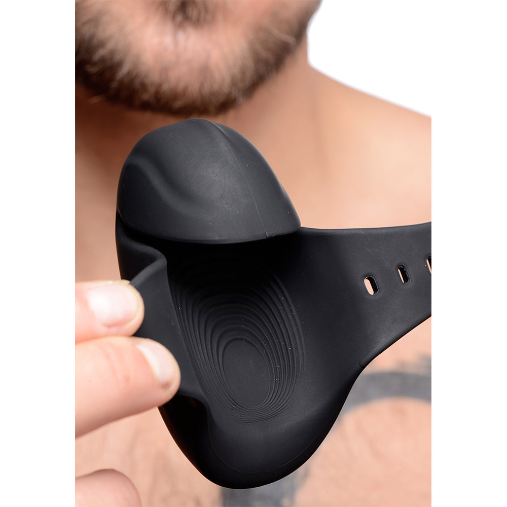 Trinity Men 8X Vibrating Silicone Penis Head Stimulator