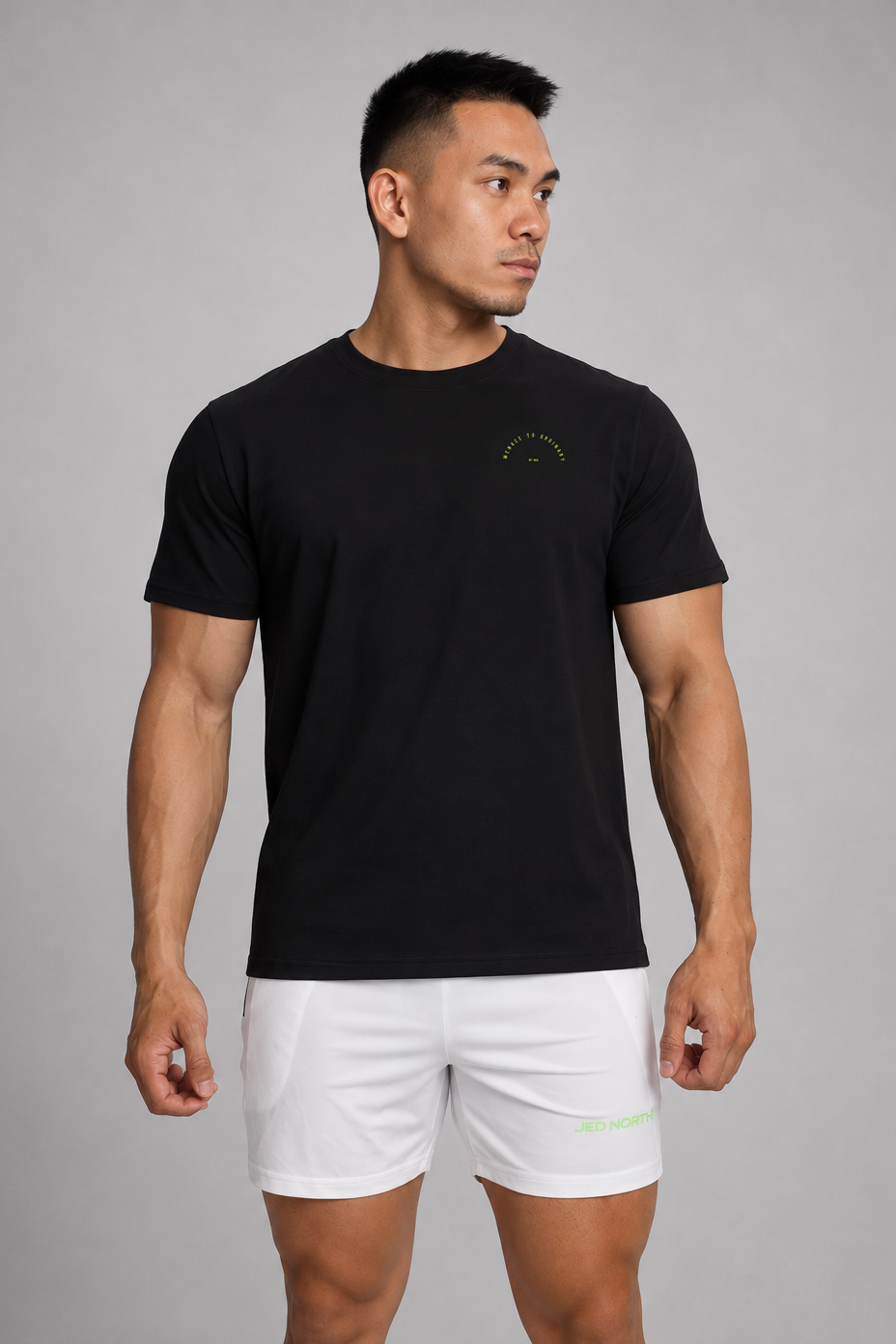 Jed North Men's Built Basic Tee - Jet Black