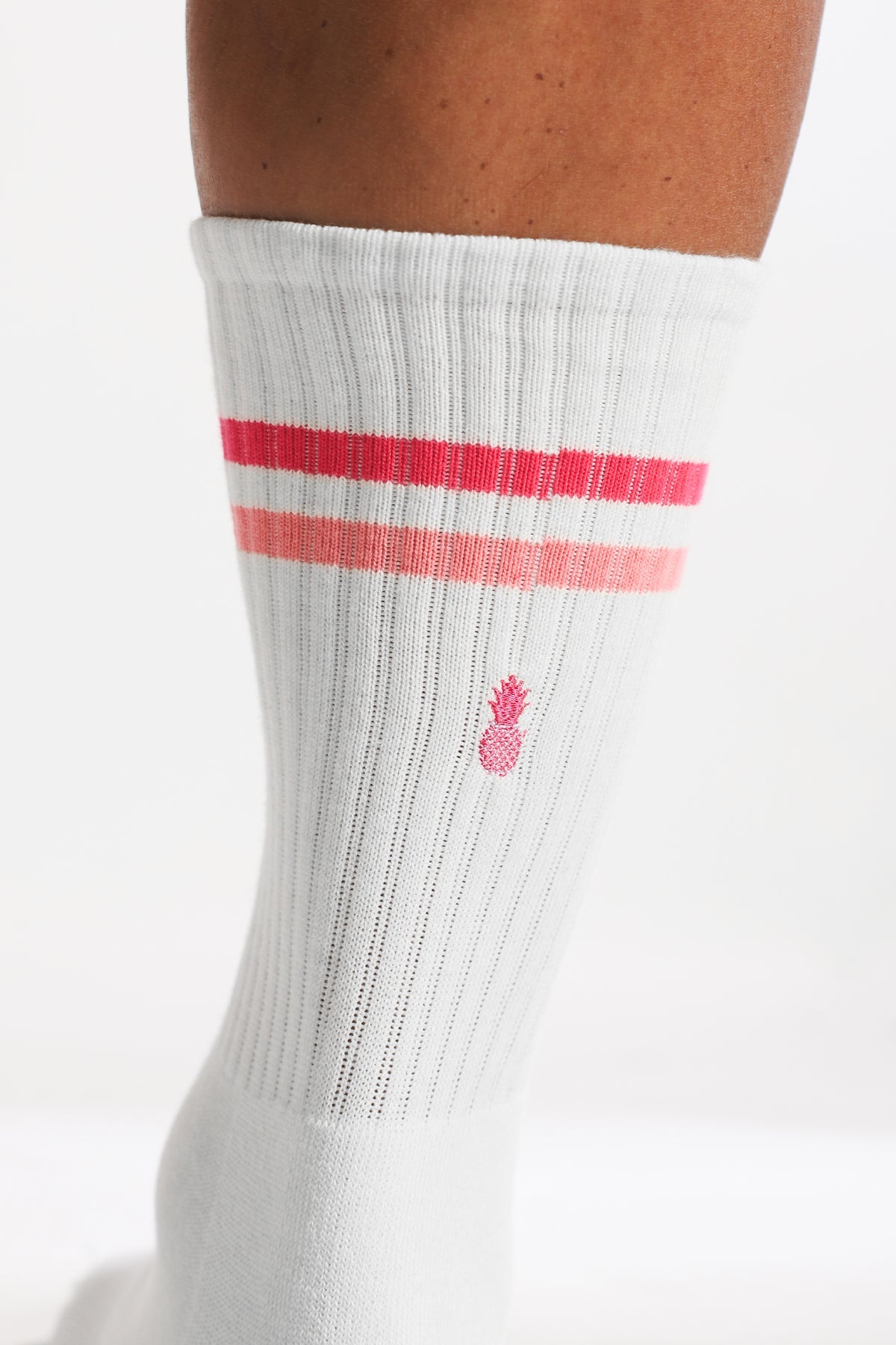 Banded High Socks - Strawberry Stripes - DealByEthan.gay loves JJ Malibu