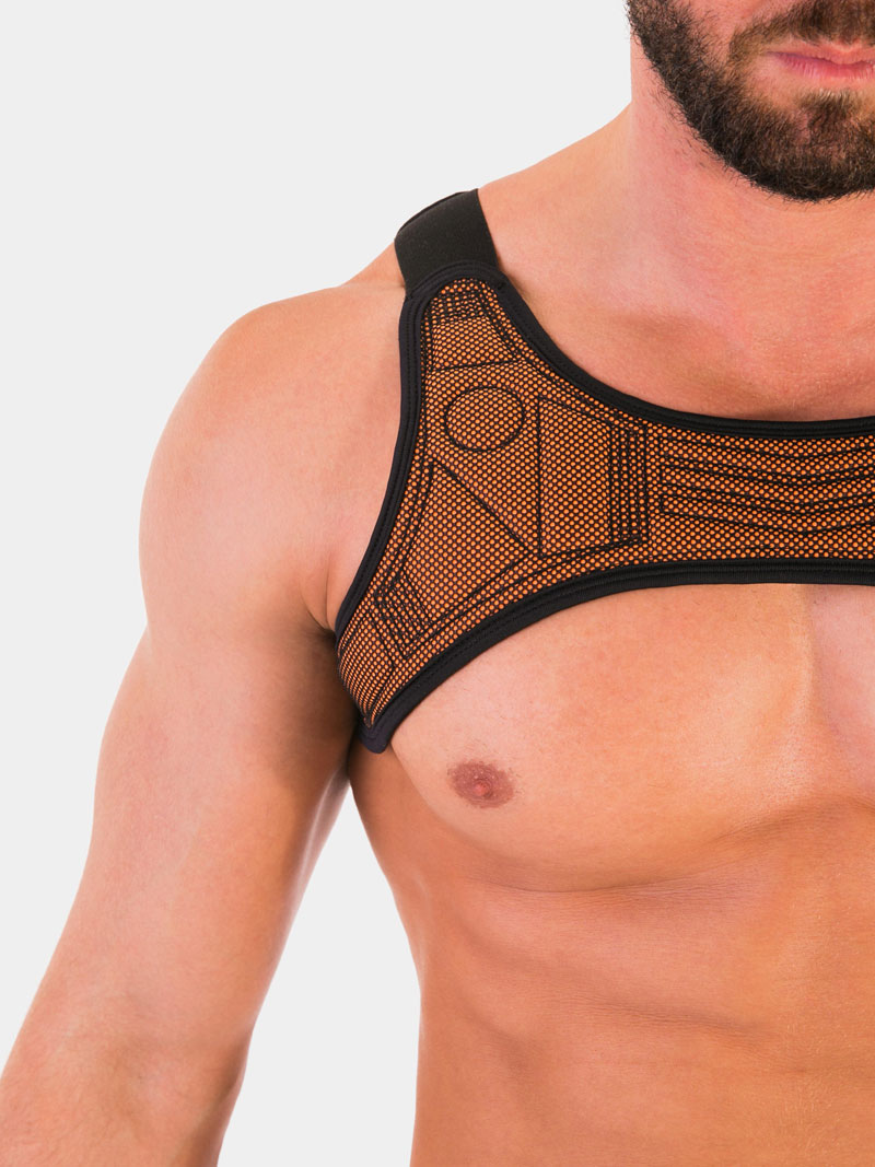 Barcode Berlin Mario Harness Black/Neon Orange 91584-128 Size L