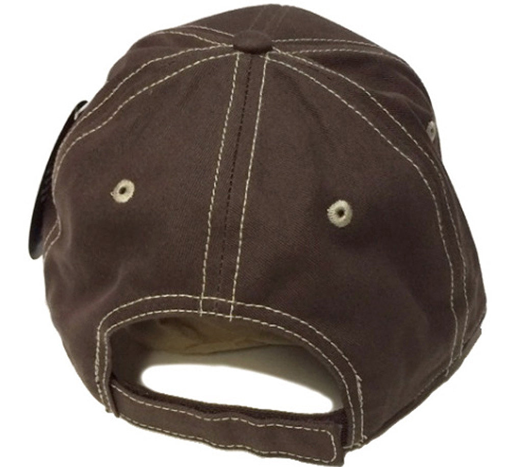 Gorra con logotipo de pata de oso - Marrón