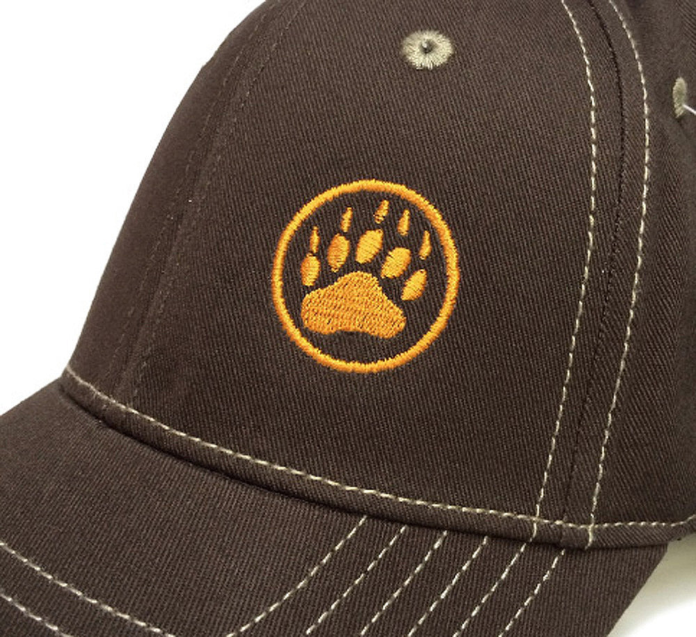 Kappe mit Bear Paw-Logo - Braun