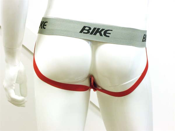 Bike 2 Inch Performance Cotton Supporter Jock Strap Underwear Red/Grey BASP17 Size L - DealByEthan.gay loves BIKE®