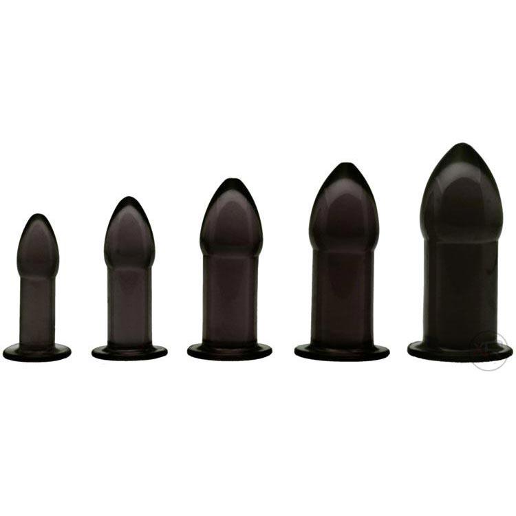 Kit dilatador anal negro