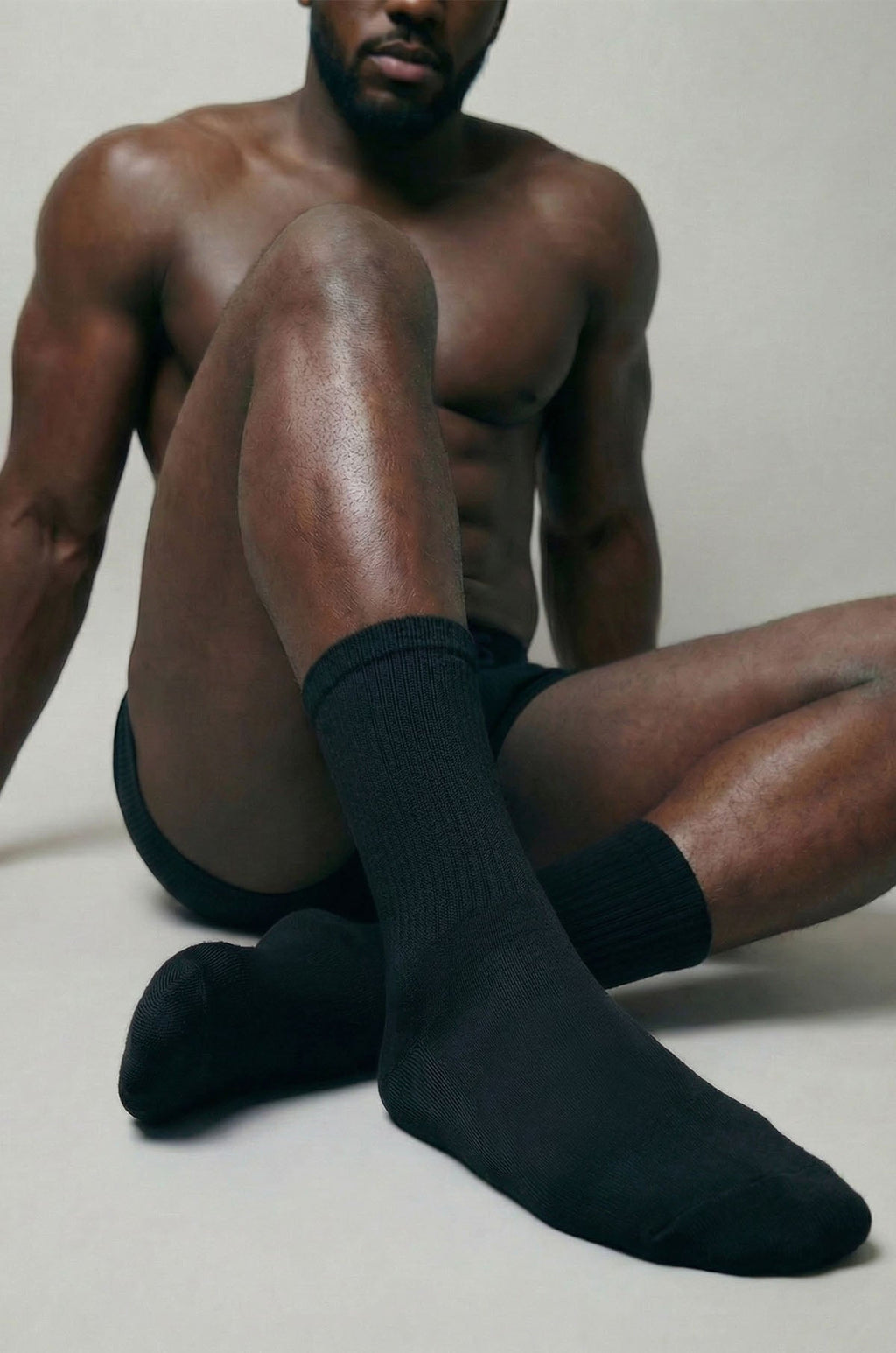 Black Caviar Crew Sock - DealByEthan.gay loves Adonis by Kyhry