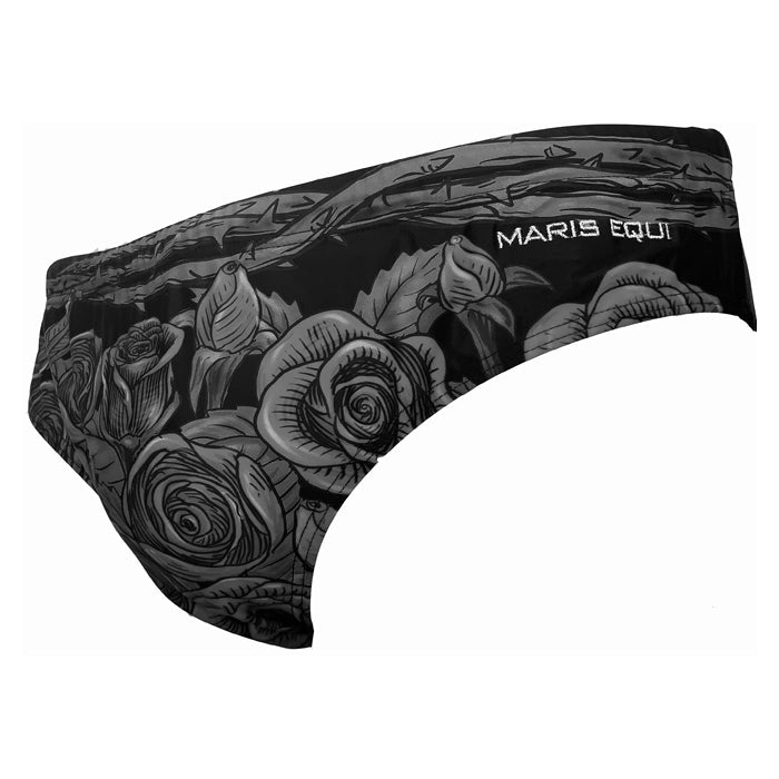 Maris Equi Black Rose Men's Swim Briefs