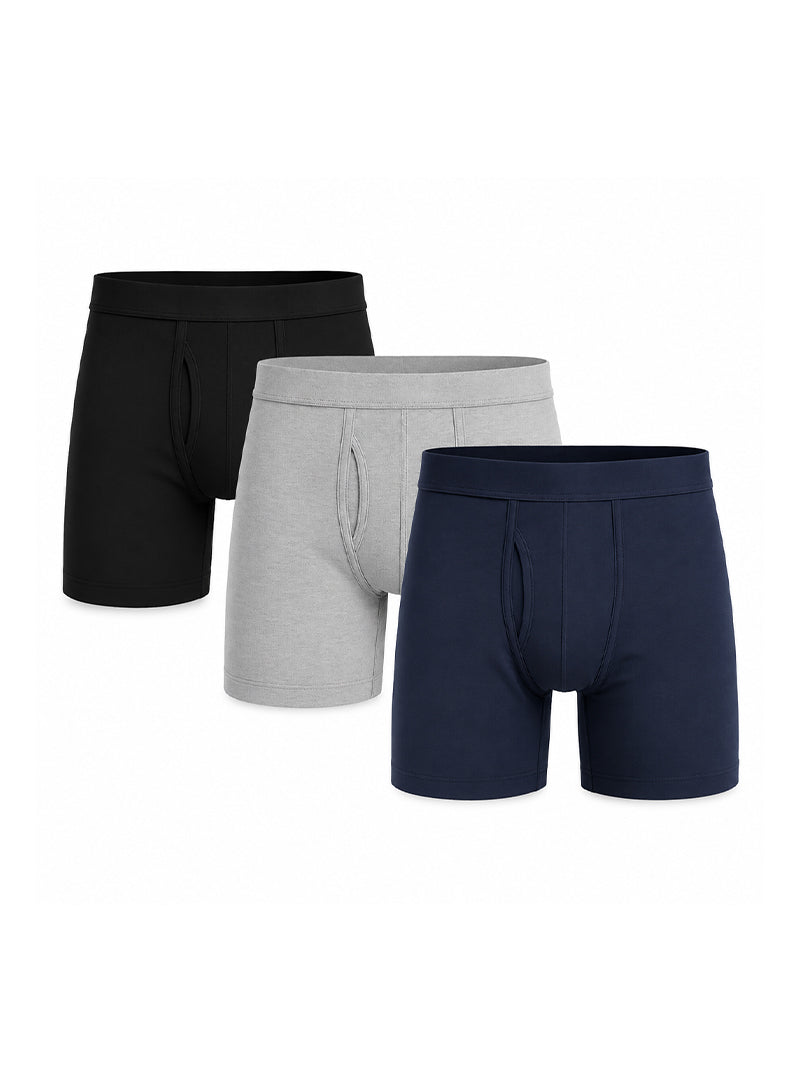 Players Big Man's Cotton Boxer Brief - 3 Pack