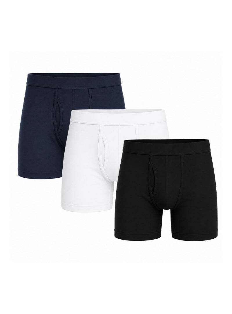 Players Big Man's Cotton Boxer Brief - 3 Pack