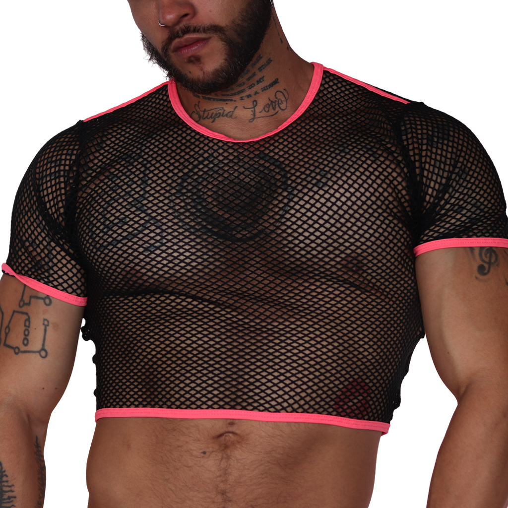Boox Fuchsia Crop Top by Gigo Underwear