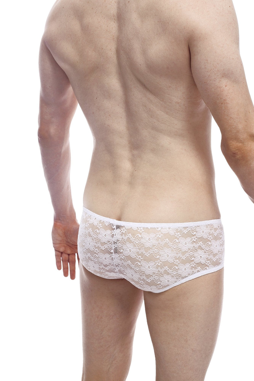 Boxer Lace Chill White - DealByEthan.gay loves PetitQ
