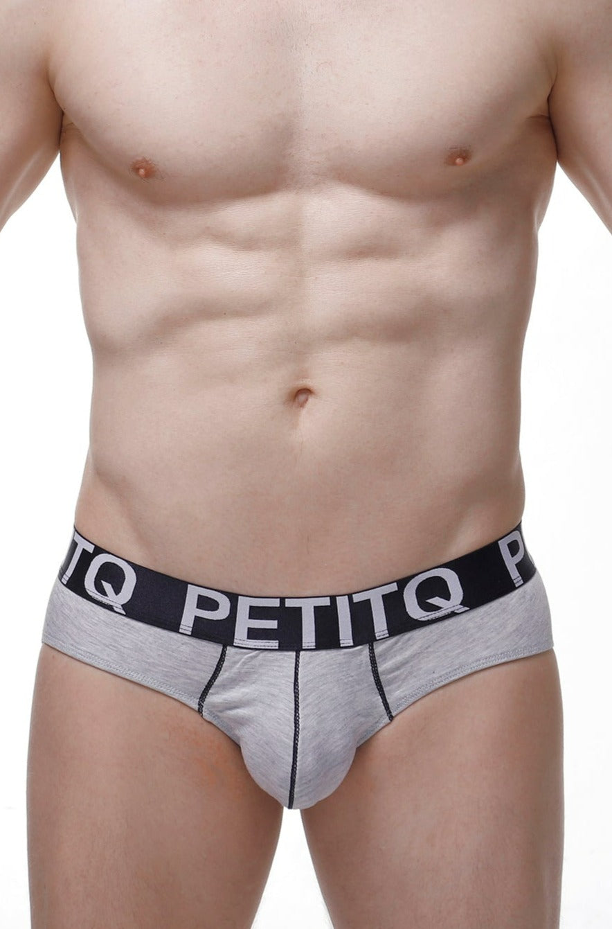 Brief Bamboo Grey w/ Pad - DealByEthan.gay loves PetitQ