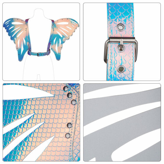 IRIDESCENT BUTTERFLY WINGS HARNESS (ONLINE ONLY)