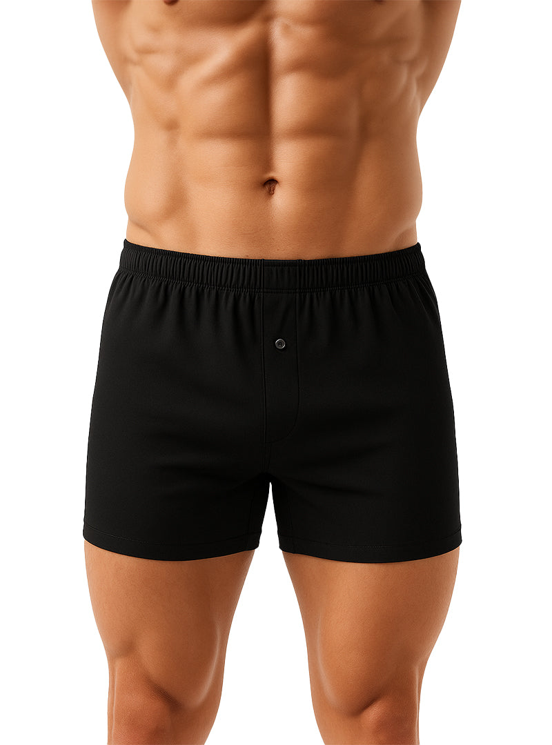 Baumwollstrick-Boxershorts für große Männer (2er-Pack)