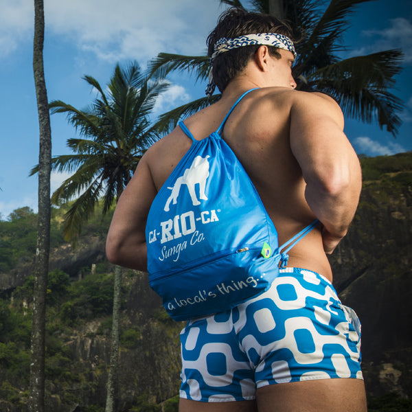 CA-RIO-CA Big Drawstring Bag - DealByEthan.gay loves CA-RIO-CA Sunga Co.