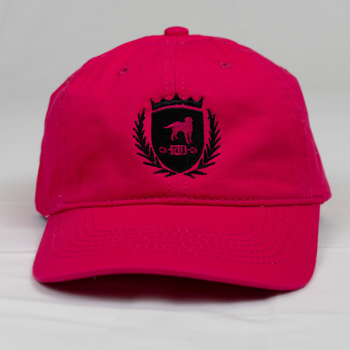 CA-RIO-CA Designer-Dad-Mütze mit Wappen-Logo, bestickt – Baseballkappe für Herren – mehrere Farben