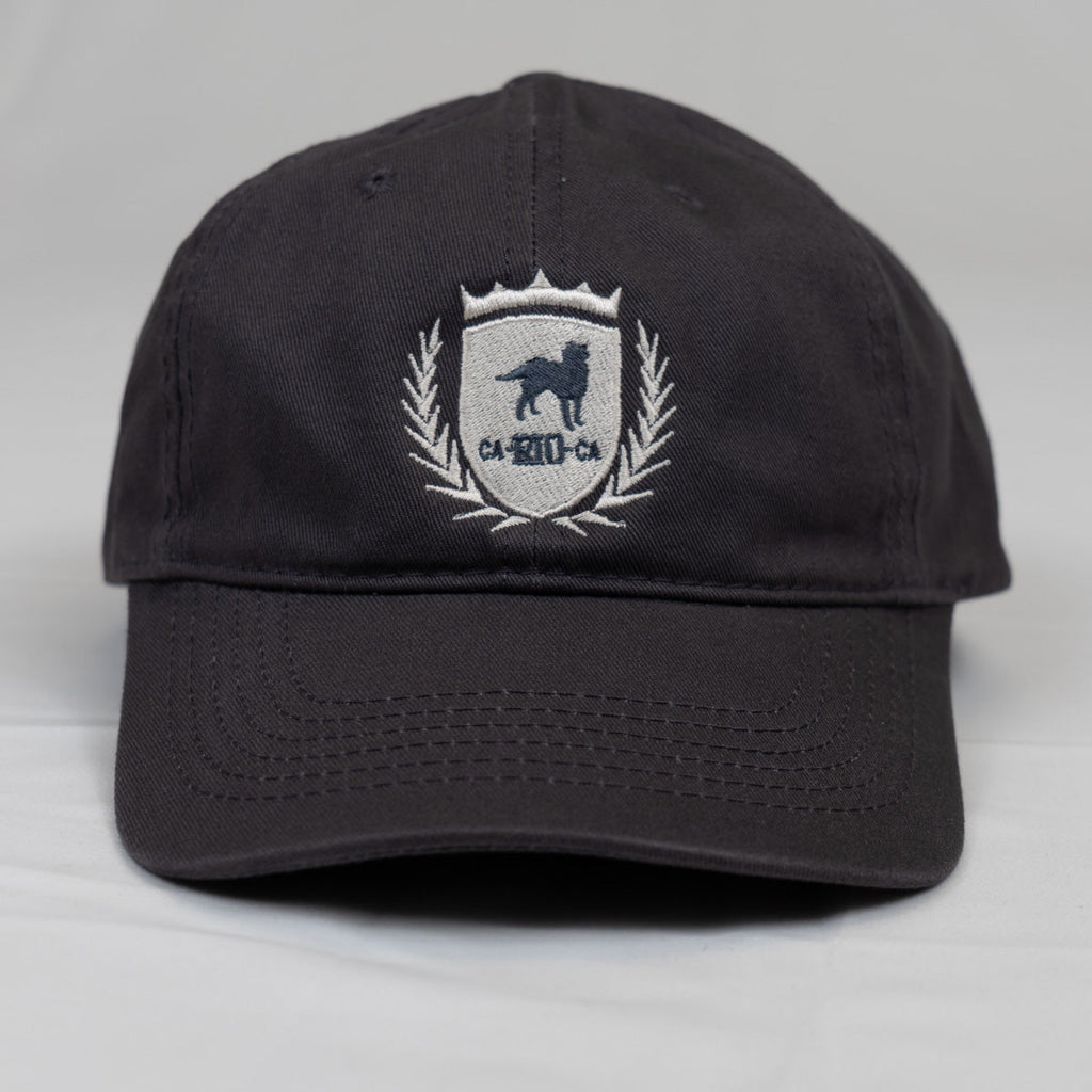 CA-RIO-CA Designer-Dad-Mütze mit Wappen-Logo, bestickt – Baseballkappe für Herren – mehrere Farben