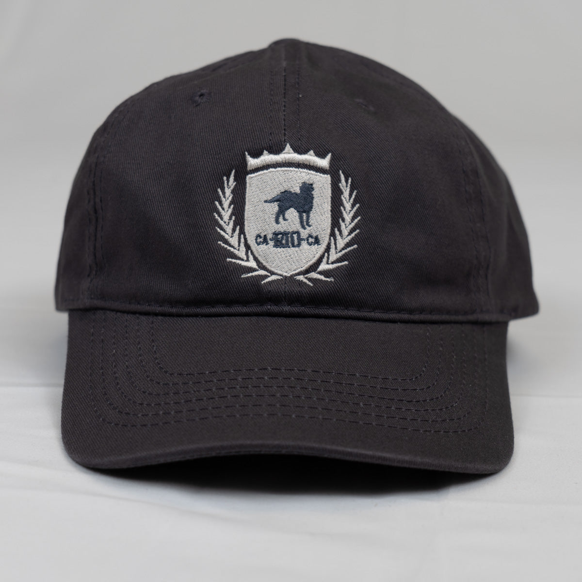 CA-RIO-CA Designer-Dad-Mütze mit Wappen-Logo, bestickt – Baseballkappe für Herren – mehrere Farben