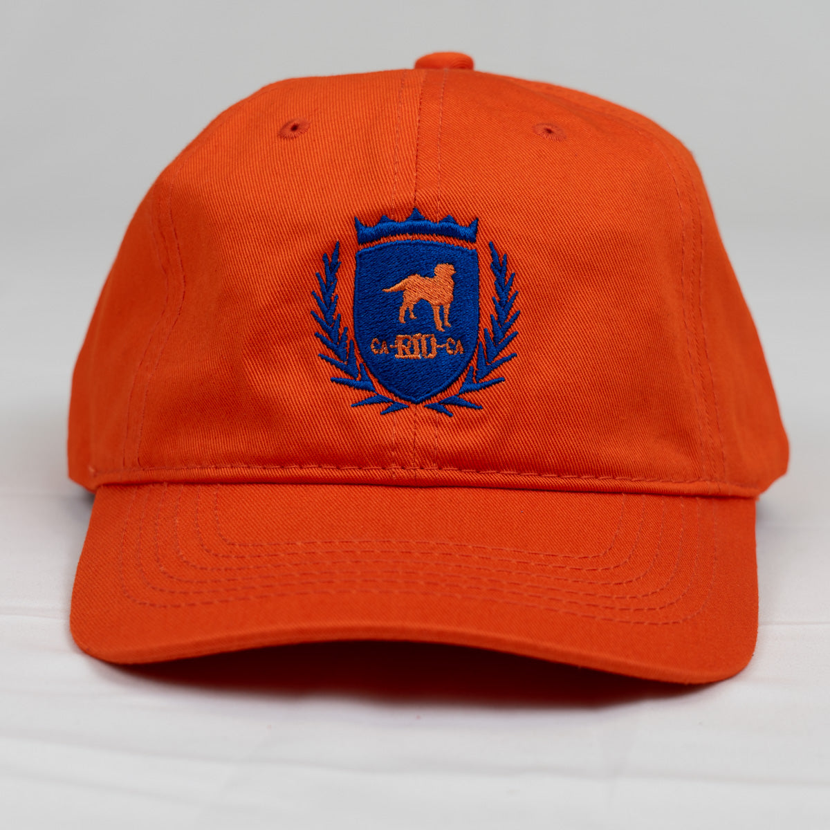 CA-RIO-CA Designer-Dad-Mütze mit Wappen-Logo, bestickt – Baseballkappe für Herren – mehrere Farben