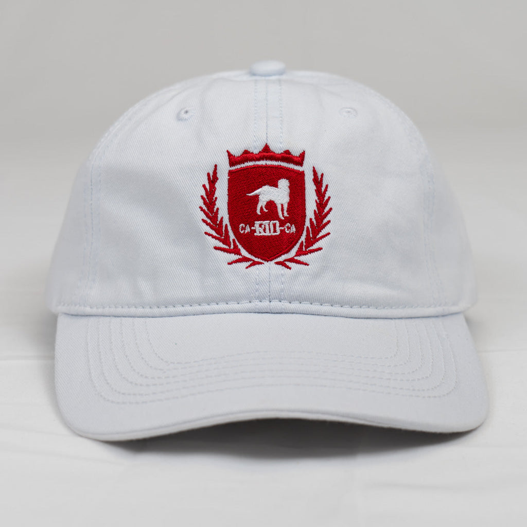 CA-RIO-CA Designer-Dad-Mütze mit Wappen-Logo, bestickt – Baseballkappe für Herren – mehrere Farben