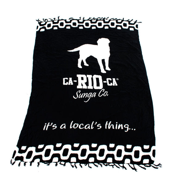 CA-RIO-CA Logotipo, Canga de Praia- Brazilian Beach Towel (Sarong / Pareo) - DealByEthan.gay loves CA-RIO-CA Sunga Co.