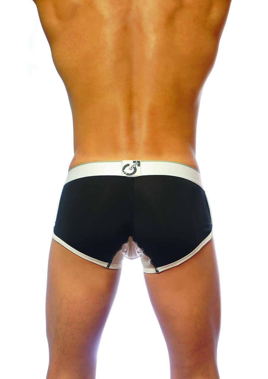 Groovin' Underwear Ventilated Cup Boxer Black CB1602
