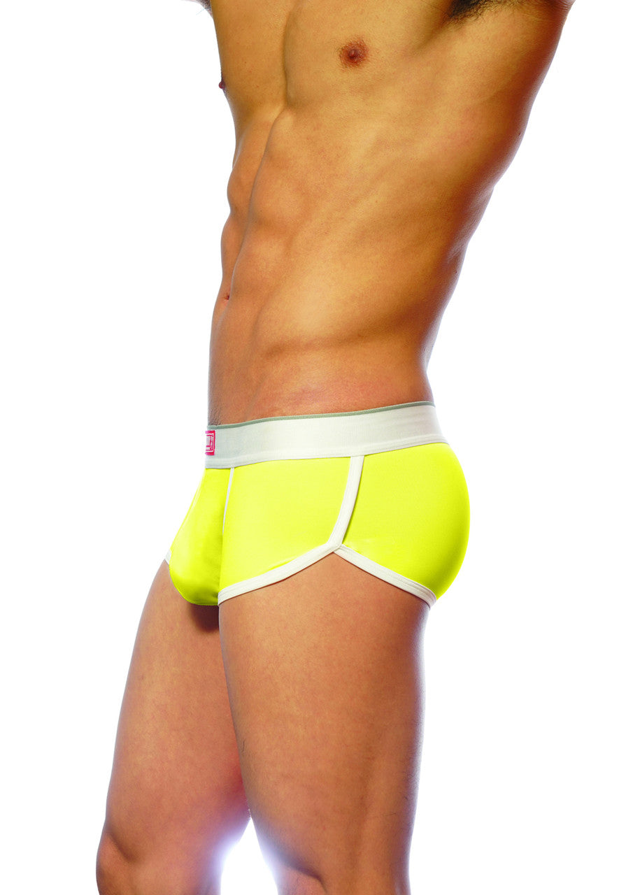 Groovin' Underwear Ventilated Cup Boxer Yellow CB1603