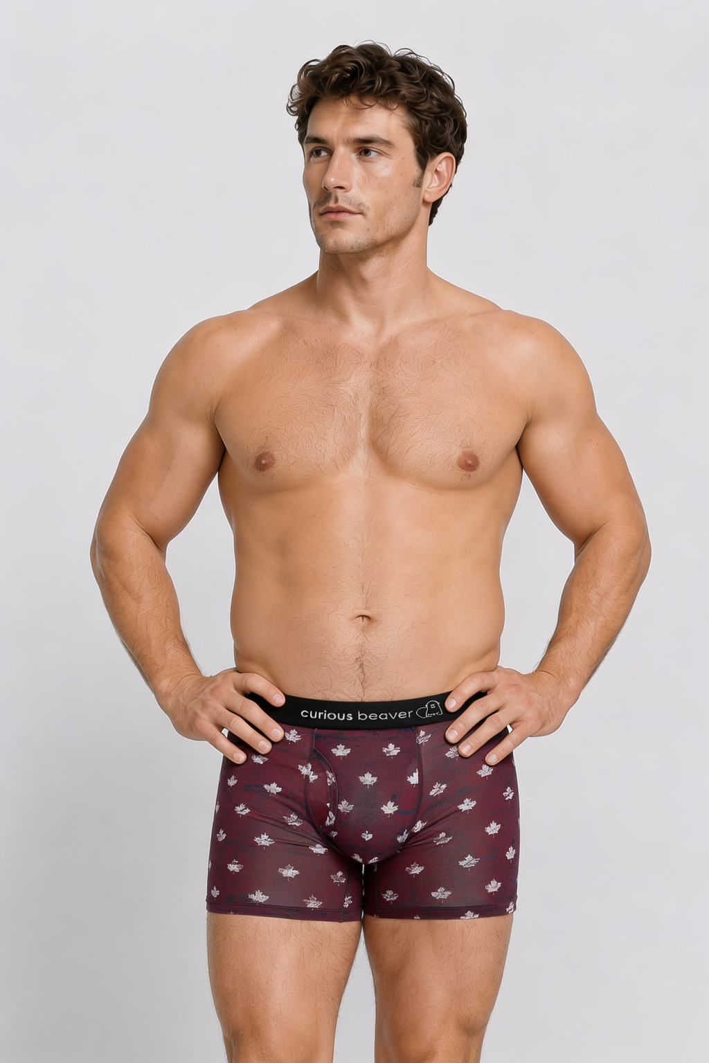Curious Beaver Men's Boxer Briefs - Canada Flag