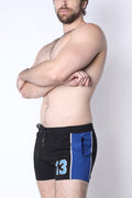 CellBlock 13 Field Goal Zipper Short - Black/Blue