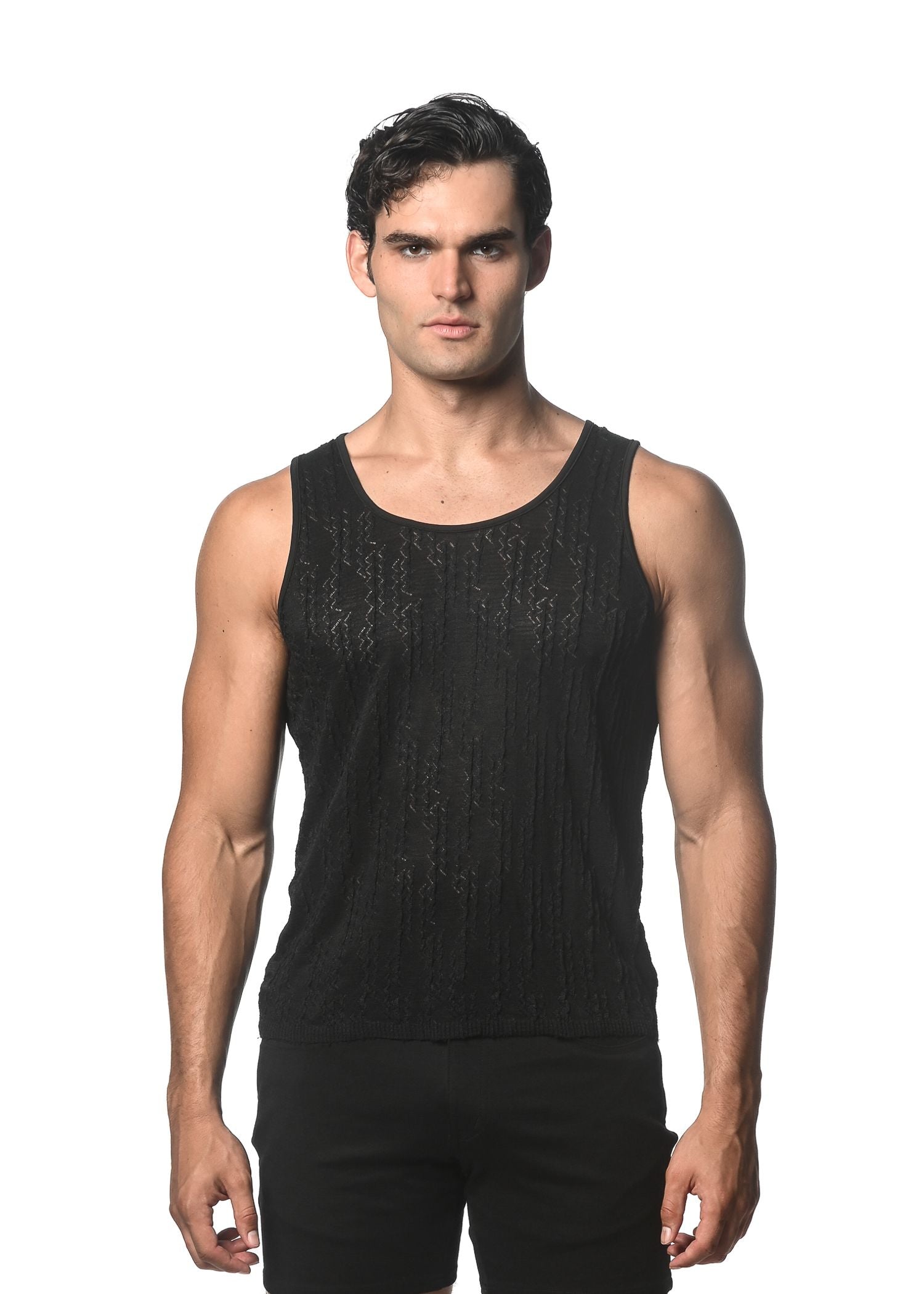 CAMISETA DE PUNTO GOSSAMAR CHEVRON DASH