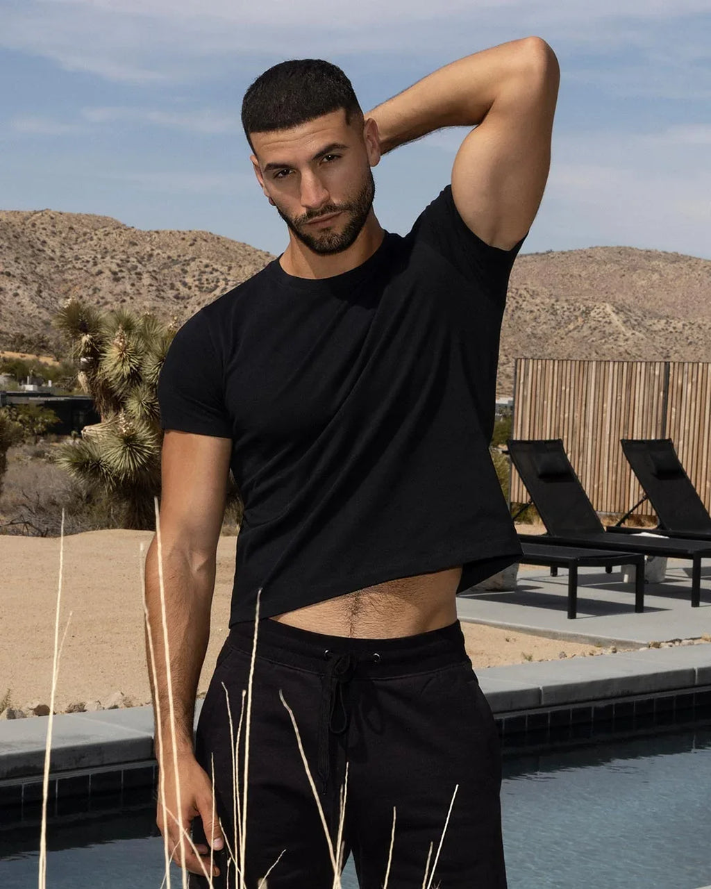 C-IN2 Men's Mid Weight Cropped Fitted T-Shirt