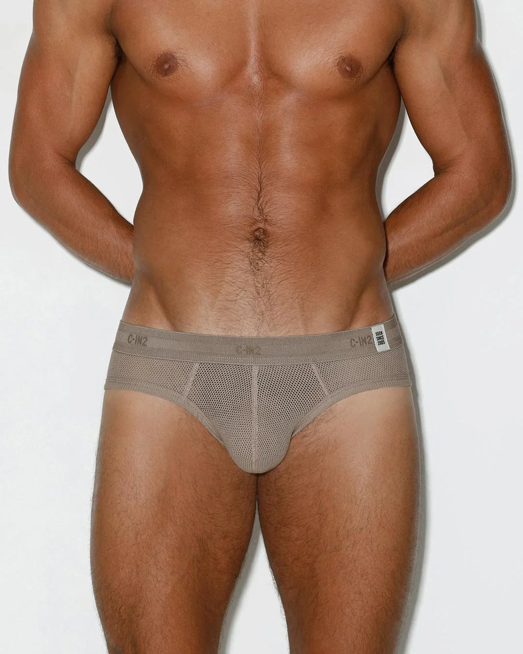 C-IN2 Men's Rough Knit Low Rise Brief