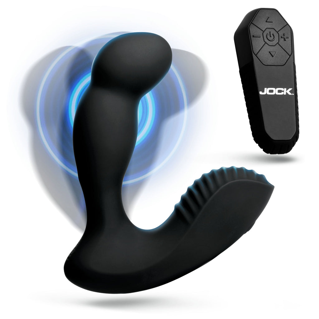 Jock P-Force Milking Silicone Prostate Vibrator w/ Remote