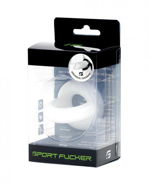 Sport Fucker Universal-Cockring - Weiß