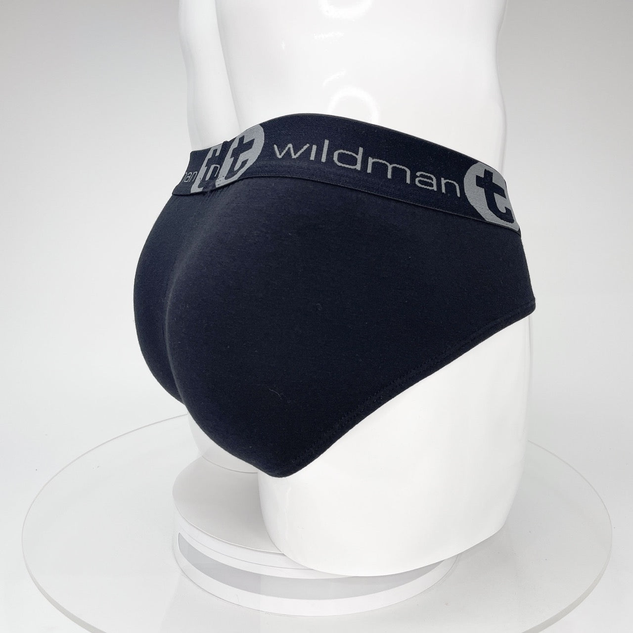 WildmanT Big Boy Pouch Cotton Brief Black